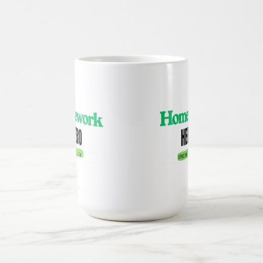 HomeWork Hero: Student Mode T-shirt Koffiemok (Center)