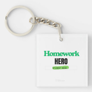 HomeWork Hero: Student Mode T-shirt Sleutelhanger