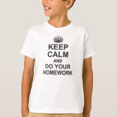 Homework in shirt (Voorkant)