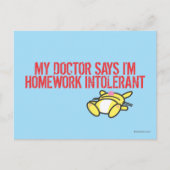 Homework Intollerant Briefkaart (Voorkant)