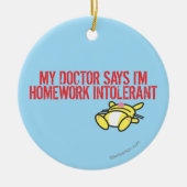 Homework Intollerant Keramisch Ornament (Voorkant)