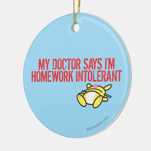 Homework Intollerant Keramisch Ornament (Links)