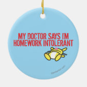 Homework Intollerant Keramisch Ornament (Achterkant)
