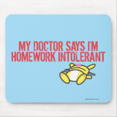 Homework Intollerant Muismat (Voorkant)