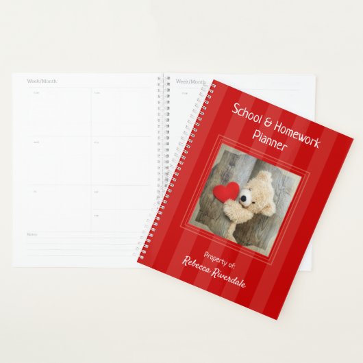 Homework Planner - Teddy Bear - HAMbyWG (Display)