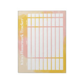  Homework Tracker Notitieblok (Linkerzijde)