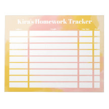 Homework Tracker