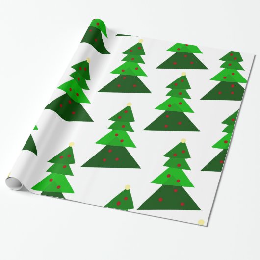 Homey Kerstmis - Patroon Cadeaupapier (Uitgerold)