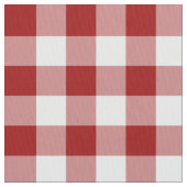 Homey Red en White Gingham Play Fabric Stof (Close Up)