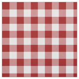 Homey Red en White Gingham Play Fabric Stof