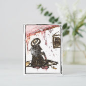 Homicidaal Briefkaart (Staand voorkant)