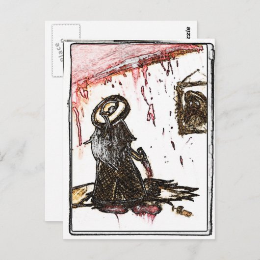 Homicidaal Briefkaart (Voorkant / Achterkant)