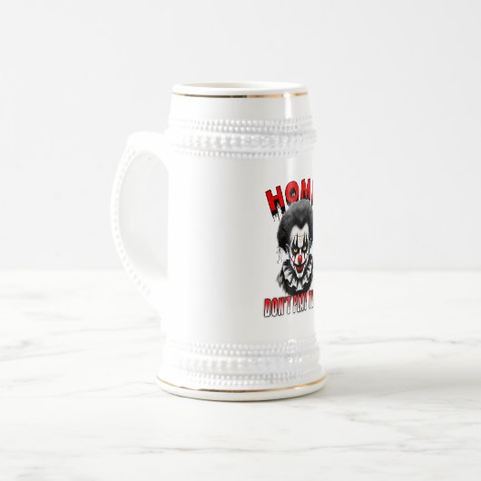 Homie Clown - 22 oz Stein Bierpul (Voorkant links)