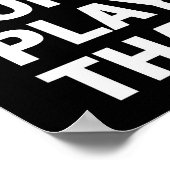 Homie Don't Play That Funny 90s Tv Saying Referenc Poster (Hoek)