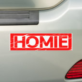 Homie Stamp Bumpersticker (Op auto)