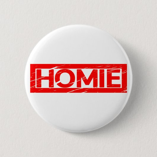 Homie Stamp Ronde Button 5,7 Cm (Voorkant)