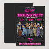 Homies Birthday Invitation Chicana Birthday Kaart (Voorkant / Achterkant)