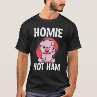 Homies Niet Ham Dieren En Veganistisch Eten Vegeta T-shirt
