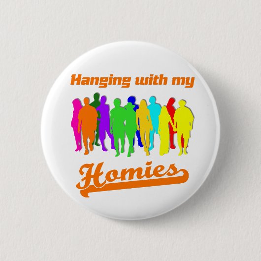 Homies Ronde Button 5,7 Cm (Voorkant)