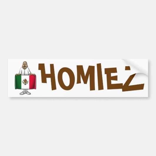 Homiez Bumpersticker (Voorkant)