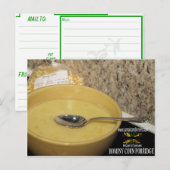 Hominy Corn Porridge Briefkaart (Voorkant / Achterkant)