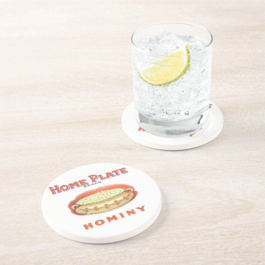 Hominy Grits Home Bord Zandsteen Onderzetter (Zijkant)