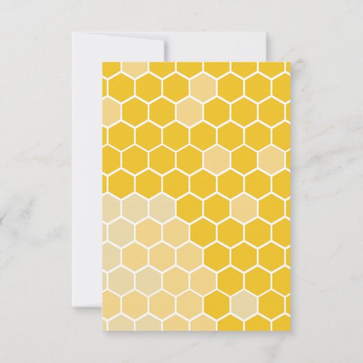 Hommage aan Bij Thema Bedankt Kaartjes voor Baby S (Achterkant)