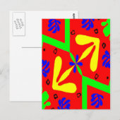 hommage aan de Design van matisse Briefkaart (Voorkant / Achterkant)