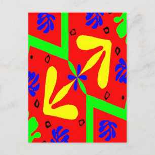 hommage aan de Design van matisse Briefkaart