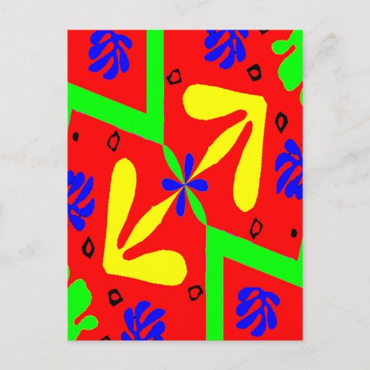 hommage aan de Design van matisse Briefkaart (Voorkant)