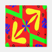 hommage aan de Design van matisse Magneet (Voorkant)