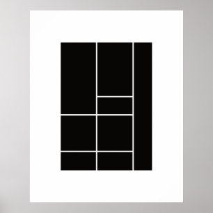 Hommage aan Mondriaan 1.1 Poster