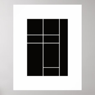 Hommage aan Mondriaan 1.2 Poster