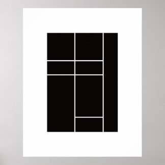 Hommage aan Mondriaan 1.2 Poster