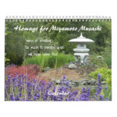 Hommage voor Miyamoto Musashi Haiku Kalender (Hoes)