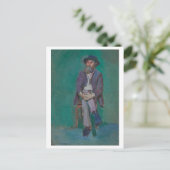 Homme assis (1900) briefkaart (Staand voorkant)