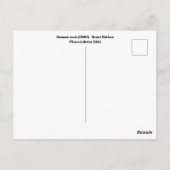 Homme assis (1900) briefkaart (Achterkant)