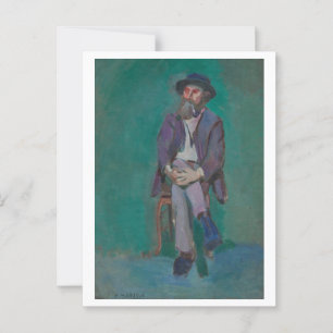Homme assis (1900) briefkaart