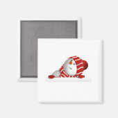 homme de neige magneet (Voorkant / Achterkant)