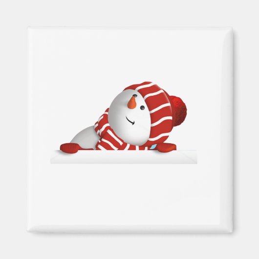 homme de neige magneet (Voorkant)