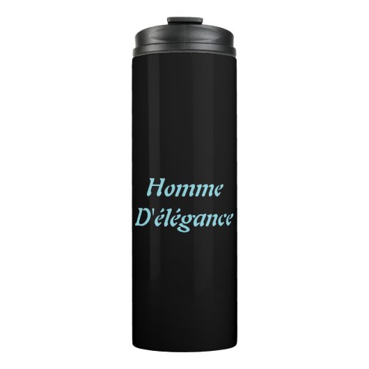Homme D'élégance Thermal Tumbler Thermosbeker (Voorkant)