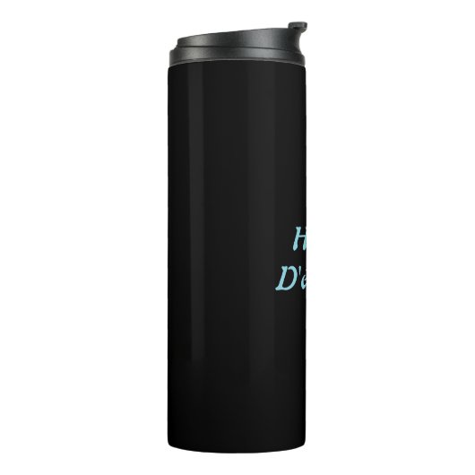 Homme D'élégance Thermal Tumbler Thermosbeker (Gedraaid links)