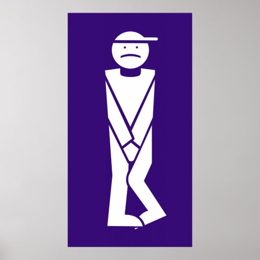Homme pour toilettes poster (Voorkant)