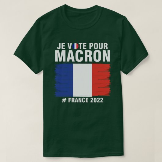 Homme t-shirt Emmanuel Macron TShirt (Design voorkant)
