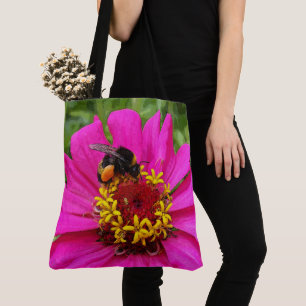 hommel aan het werk tote bag