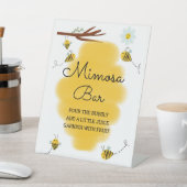 Hommel Baby Shower Mimosa Beer Teken Reclamebord Met Voetstuk (Insitu)