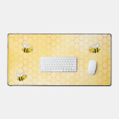 Hommel bijen gele honingraat zomer bureaumat (Keyboard & Muis)
