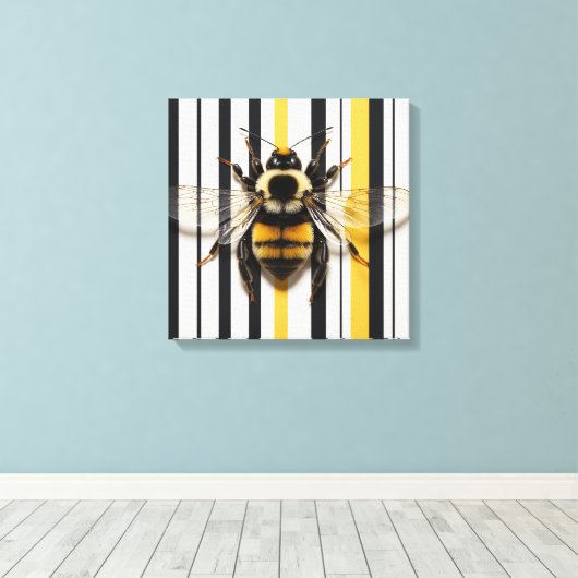 hommel canvas afdruk (Insitu (Houten vloer))