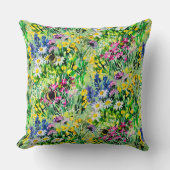 HOMMEL en bloemen Kussen (Voorkant)