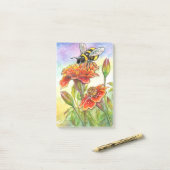 hommel en goudsbloem post-it® notes (Op bureau)